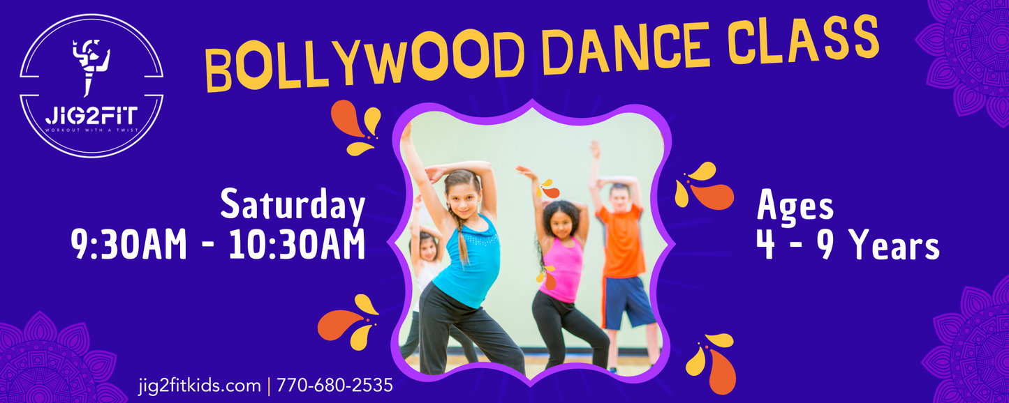 Bollywood Dance Class | 4-9 Years | Saturday | 9:30AM