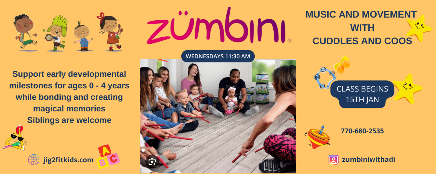 Zumbini | 0-4 Years | Wednesday | 11:30AM